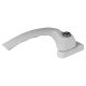 uPVC/Timber Espagnolette Locking Multipoint Window Handle - Left Hand - White