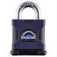 SS65S Maximum Security Open Shackle Padlock - 65mm Body - 29 x 29mm Shackle - Blue