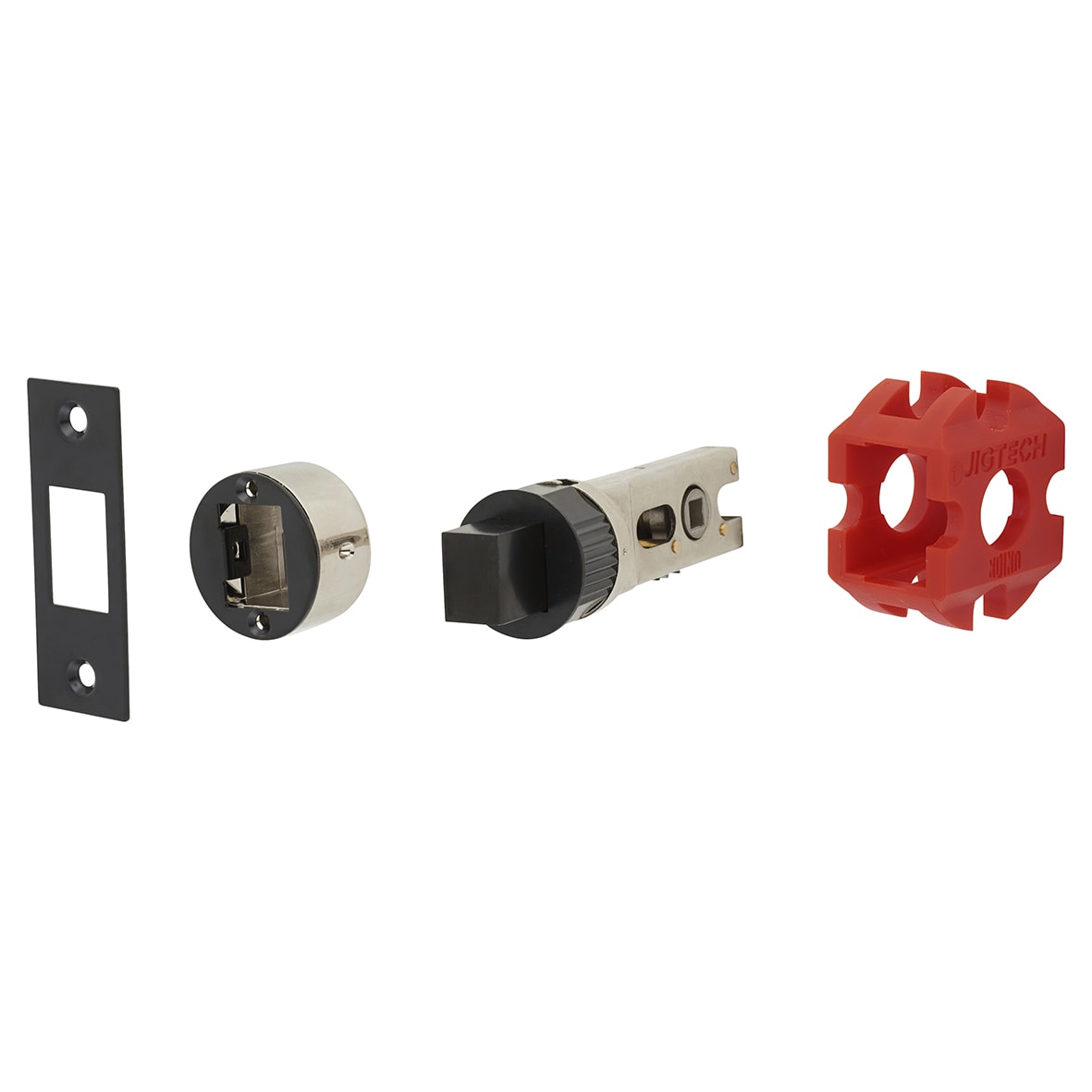 Smartbolt Bolt Through Bathroom Deadbolt - 77mm Case - 57mm Backset - Matt Black