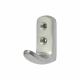 Heavy Duty Single Coat Hook - 45 x 43mm - Satin Chrome