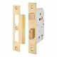 2226 Bolt Through Bathroom Lock - 77.5mm Case - 57mm Backset - Polished Brass