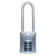 VULCAN COMBI 40/2.5 Combination Long Shackle Padlock - 40mm Body - 63 x 17mm Shackle - Blue