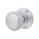 Satin Chrome Mortice Door Knob - 69mm Rose Diameter - Oxford Range