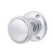 Polished Chrome Mortice Door Knob - 69mm Rose Diameter - Oxford Range
