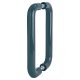Anthracite Grey Nylon D-Bar Door Pull Handles - Back to Back - 220mm c/c