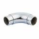 38mm Solid Brass 90° Bar Rail Elbow - Polished Chrome