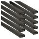 Plain Fire Only Intumescent Strip - - 10 x 4 x 2100mm - Black - Pack of 10