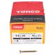 Solo Chippy Pozi Countersunk Wood Screws - 5.0 x 45mm - Yellow Zinc - Pack of 200
