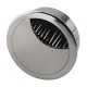 Round Cable Tidy Grommet - 60mm Hole Size - Polished Chrome