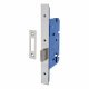 Architectural DIN Euro Deadlock - 85mm Case - 60mm Backset - Polished Stainless Steel