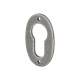 Oval Escutcheon - 51 x 29mm - Euro - Pewter
