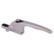 Virage Cockspur Locking Window Handle - 9mm Nose Height - Right Hand - Silver