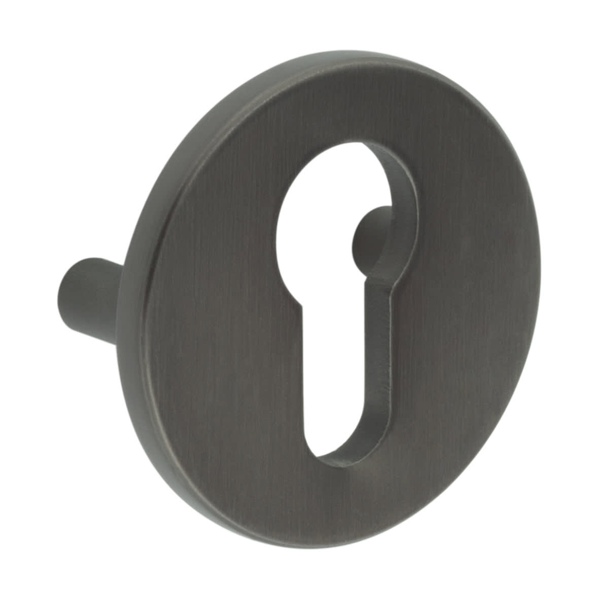 Bolt Fix Security Escutcheon - 52mm Diameter - Euro - Dark Bronze