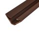 Batwing Acoustic & Smoke Seal - 15 x 15 x 2100mm Length - Dark Brown - Pack of 5