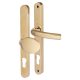M76G/3841N Polished Brass uPVC Multipoint Lever/Pad Door Handles - 92/62mm c/c - Tokyo Range