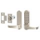 Push Button Code Lock and Latch - Code Free Option - Stainless Steel