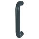 Anthracite Grey Nylon D-Bar Door Pull Handle - Bolt Fix - 220mm c/c