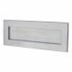 Marcus Letter Plate - 254 x 101mm - Satin Chrome