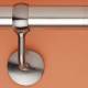 40mm Handrail System - Wall Bracket - Polished Chrome