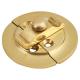 Round Butterfly Catch - 38mm Diameter - Polished Brass