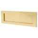 Victorian Letter Plate - 306 x 104mm - Polished Brass