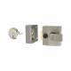 85 Double Locking Nightlatch - 40mm Backset - Grey Case/Satin Chrome Cylinder