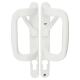 White uPVC Patio Euro Lock Door Handles
