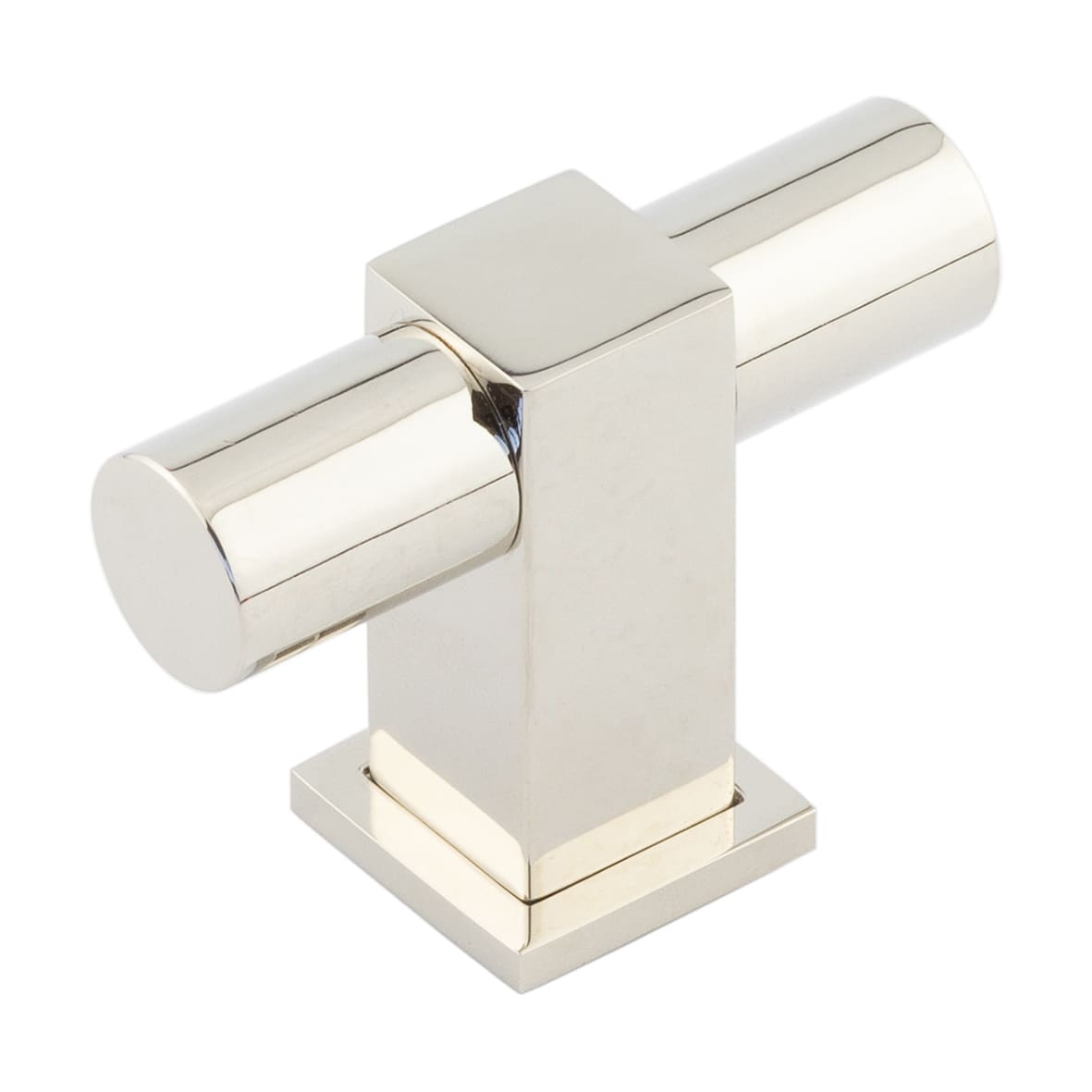 22.5mm Westminster T-Bar Cabinet Knob - 56 x 41mm - Polished Nickel