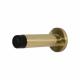 Concealed Fixing Projection Door Stop - 70mm Projection - Polished Brass