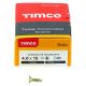 Solo Chippy Pozi Countersunk Wood Screws - 4.0 x 15mm - Yellow Zinc - Pack of 200
