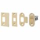 Contract Bolt Through Tubular Latch - 67mm Case - 46mm Backset - Radius/Square - Pol Brass