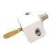 Patio Door Lock - 46 x 27mm - Pack of 1 with 1 Key - White