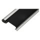 X Roller Finger Guard With Black Fire Retardant Fabric - 2015mm Length - Silver