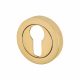 Escutcheon - 50mm Diameter - Euro - PVD Brass