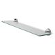 Epsom Flexi-Fix Glass Shelf - 590 x 135.5 x 60mm - Polished Chrome
