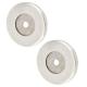 Satin Stainless Steel Rose Set for 25mm Door Pull Handless - 52 x 6mm