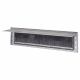 Brush Seal Interior Letter Tidy Flap - 293 x 77mm - Satin Aluminium