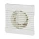 FLAT100T Flat Axial Extractor Fan with Timer - 4"/100mm - White