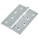 Double Phosphor Bronze Washered Butt Door Hinge - 100 x 75 x 4mm - Satin Chrome - Pair