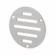 Circular Slotted Vent - 76mm - 900mm² Free Air Flow - Polished Stainless Steel