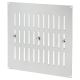 Hit & Miss Vent - 242 x 242mm - Satin Chrome
