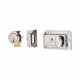 77 Traditional Nightlatch - 60mm Backset - Polished Chrome Case/Cylinder