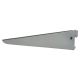 Twin Slot Shelf Bracket - 220mm Length - Silver