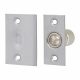 Bales Roller Ball Catch - 25 x 54mm Faceplate - Satin Chrome Plated