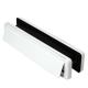 uPVC/Timber - Nu-Mail Letter Plate - 310 x 76mm - Door Thickness 40-80mm - White