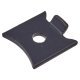 Standard Raised Bookcase Clip - Black Powder Coated - Pack of 10