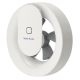 Lo-Carbon Svara 409802 Axial Bathroom Extractor Fan Humidity, Light Sensor & Timer - White
