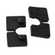 Rubber Inserts for D Clamps to Suit 10mm Glass - Suits 45mm x 45mm Clamps - Pack of 4