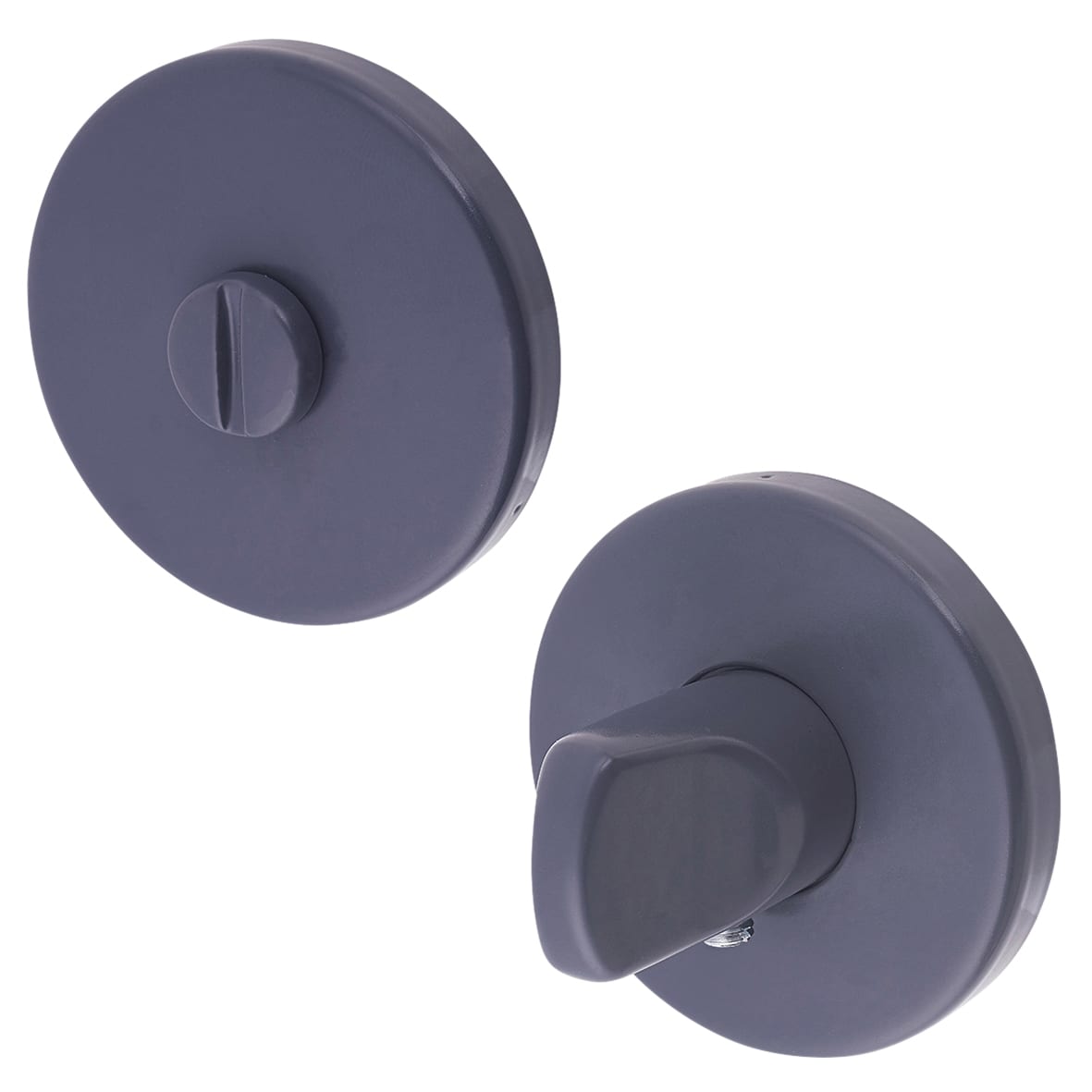 Bathroom Turn & Release - 52mm Diameter - Slate Grey