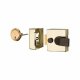 85 Double Locking Nightlatch - 40mm Backset - Polished Brass Case/Cylinder